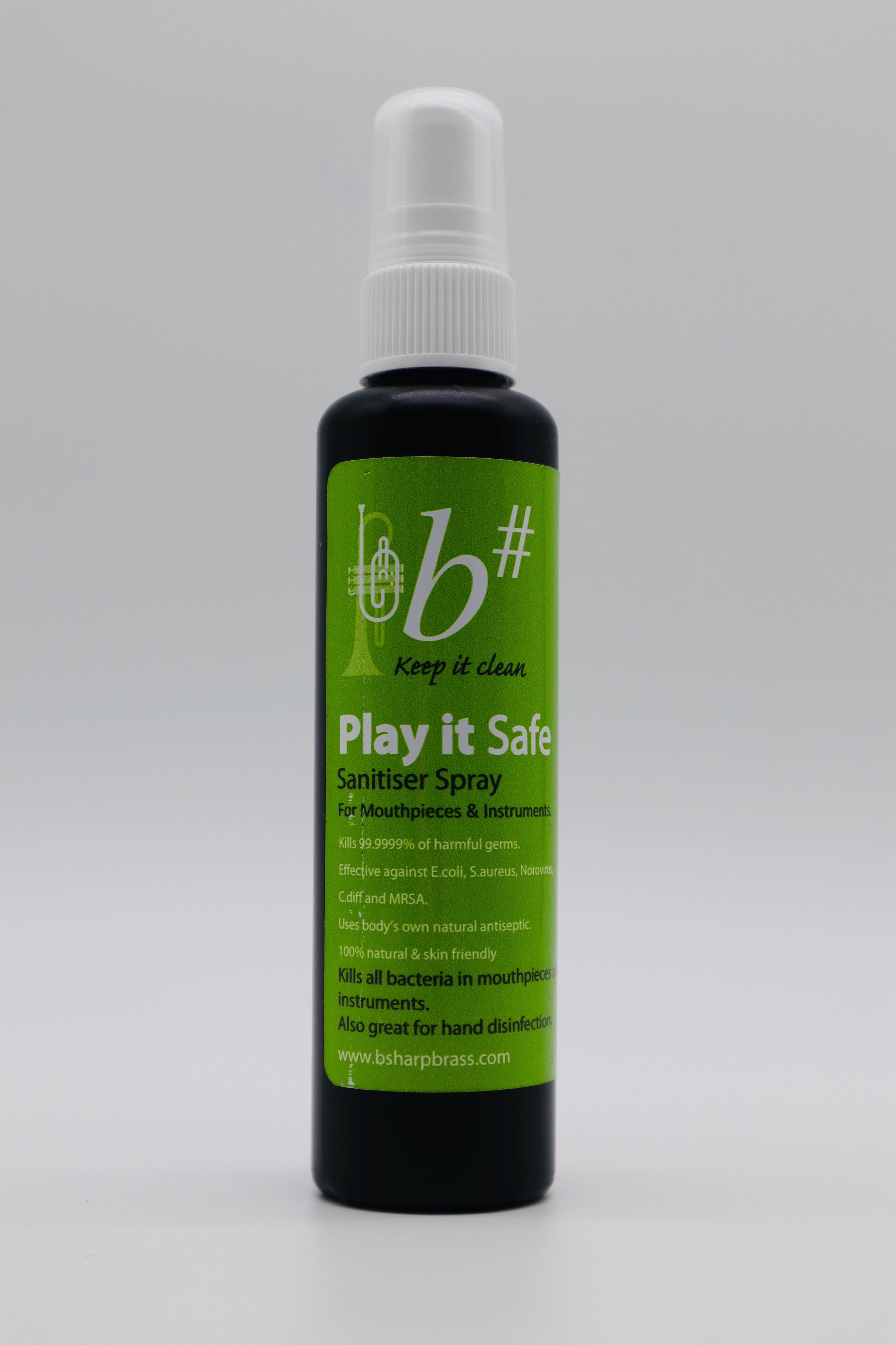 B# sanitiser spray